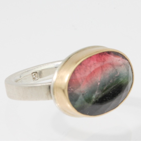 Jamie Joseph Watermelon Tourmaline Ring - Picture 4 of 8